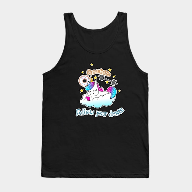 Unicorn Dreams Tank Top by TimAddisonArt